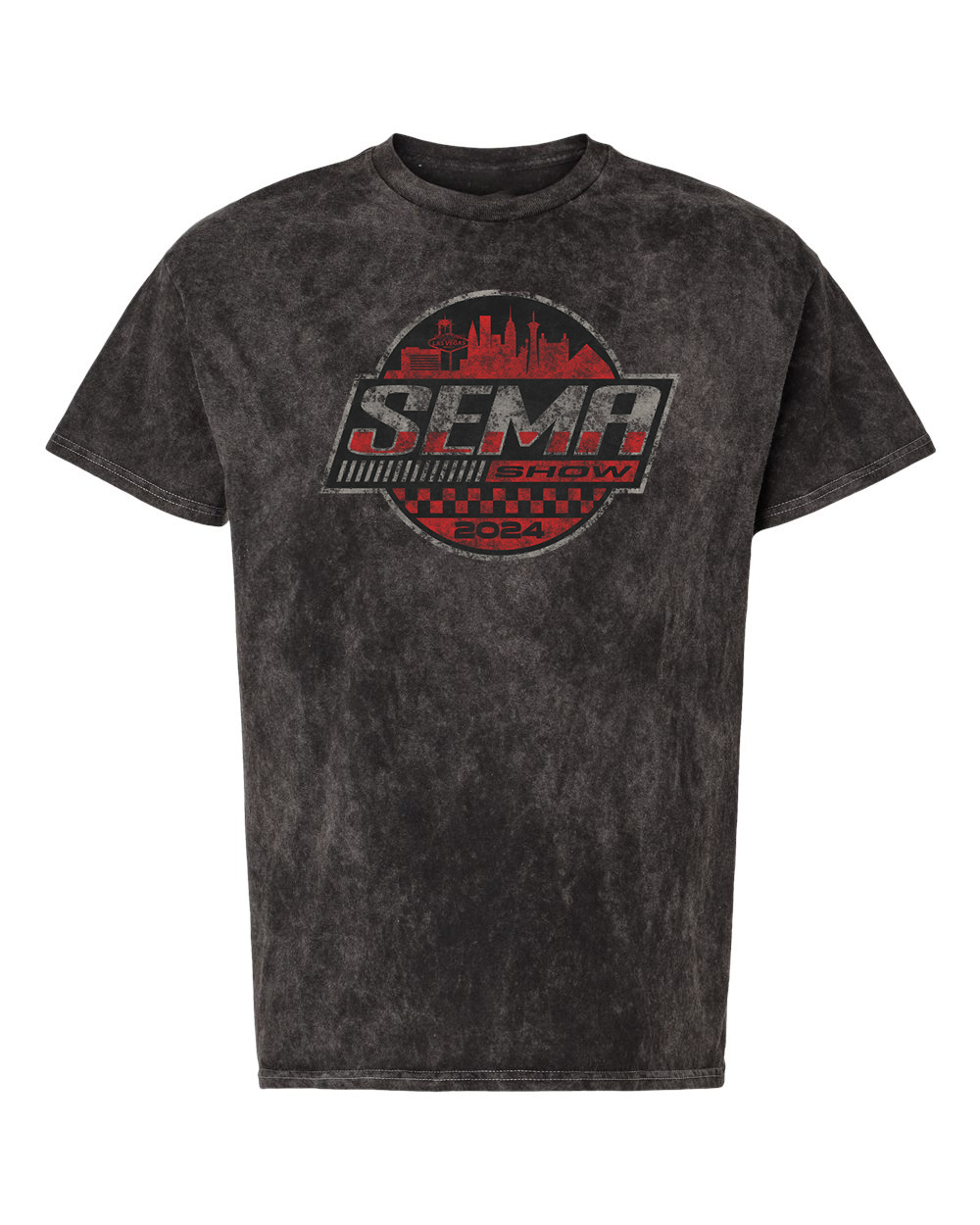 2024 Oil Wash Tee -Grey- Short Sleeve T-shirt