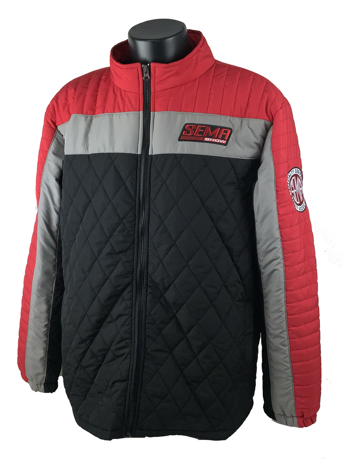SEMA Pit Crew - Puffy Jacket - Black/Red