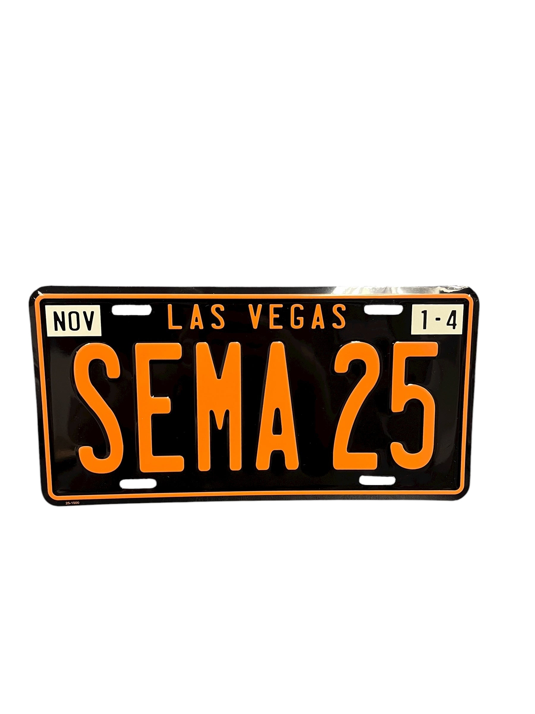 SEMA 2025 License Plate – SEMAGEAR