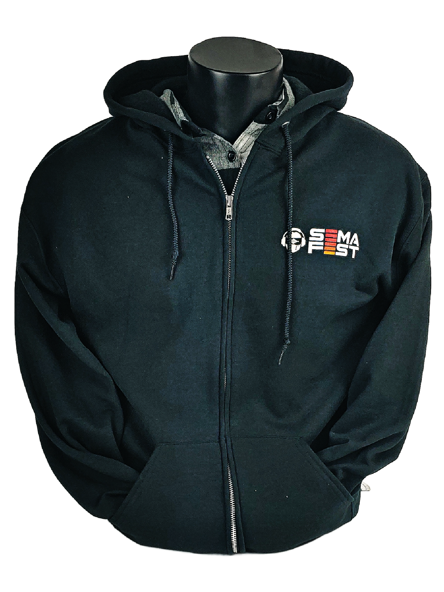 SEMA Fest Special Design - Black- Unisex Zip Up Hoodie