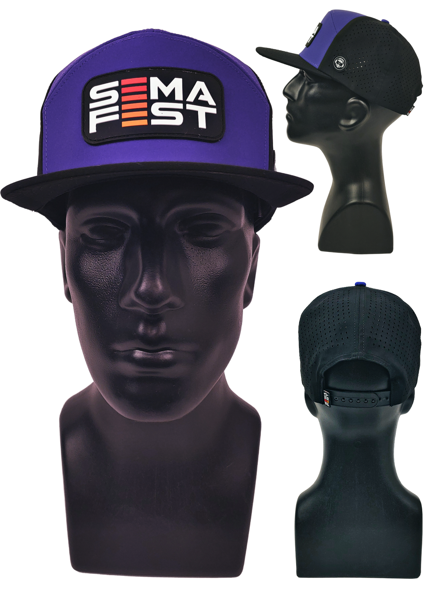 SEMA Fest - Black/Purple - Trucker Hat