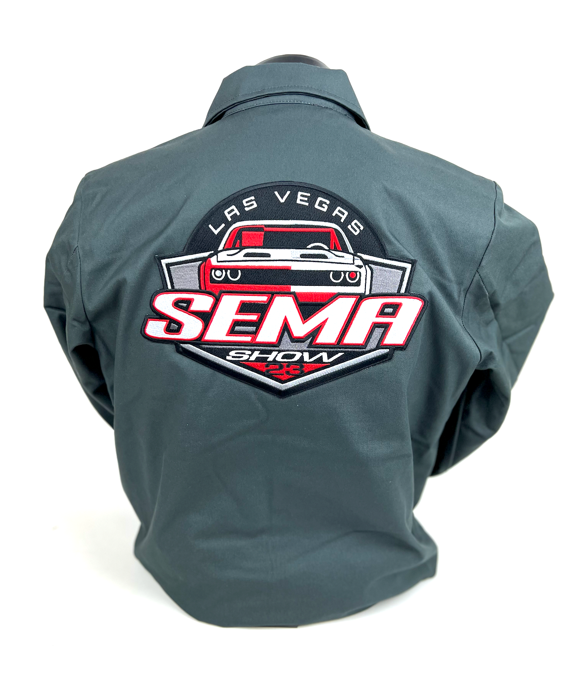 2023 SEMA Show Hellcat - Charcoal - Dickies Zip Up Jacket - Pointed Collar