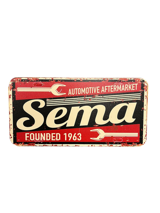 SEMA Vintage Plate