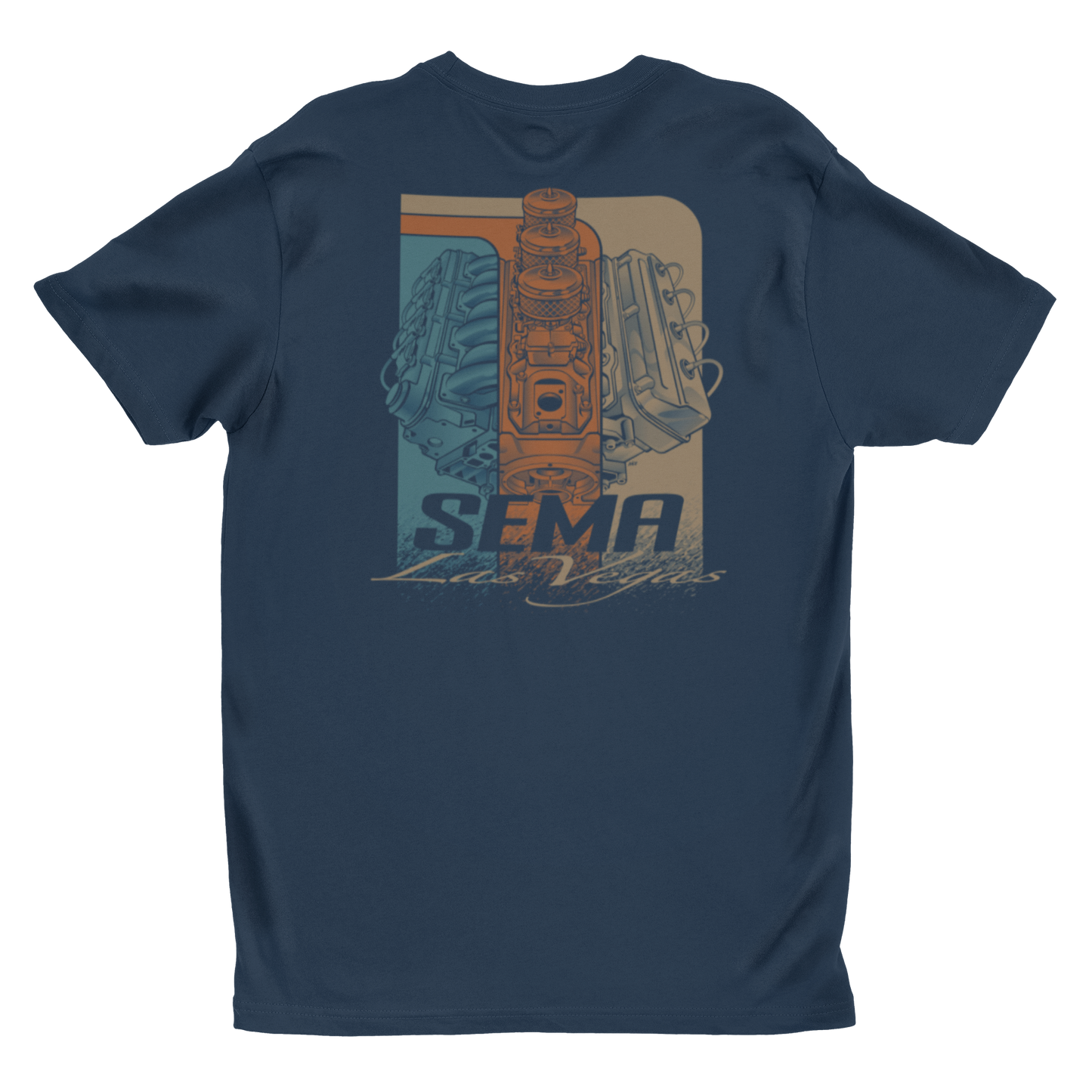 Engine Tee - Navy