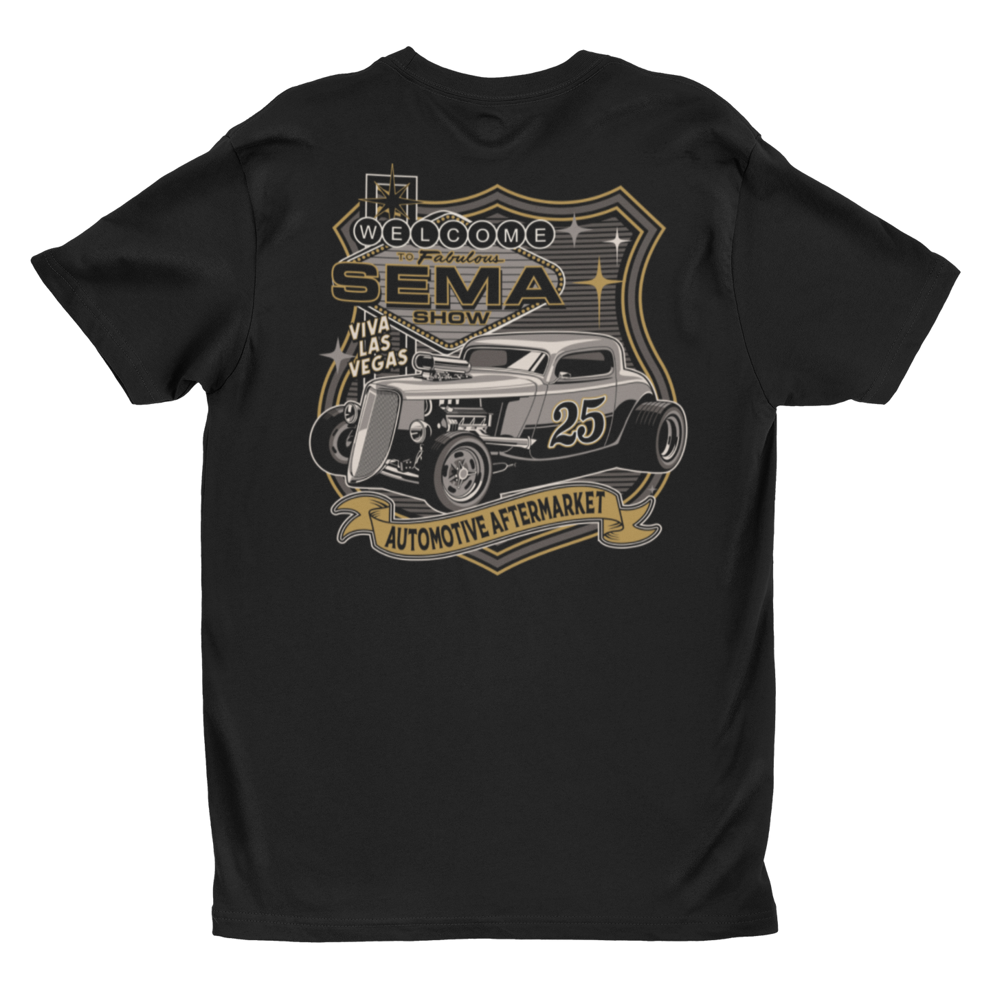 Vegas Hot Rod Tee - Black