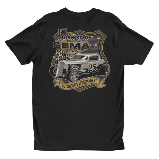 Vegas Hot Rod Tee - Black
