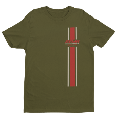 2025 Hot Rod Stripe Tee - Vintage Green