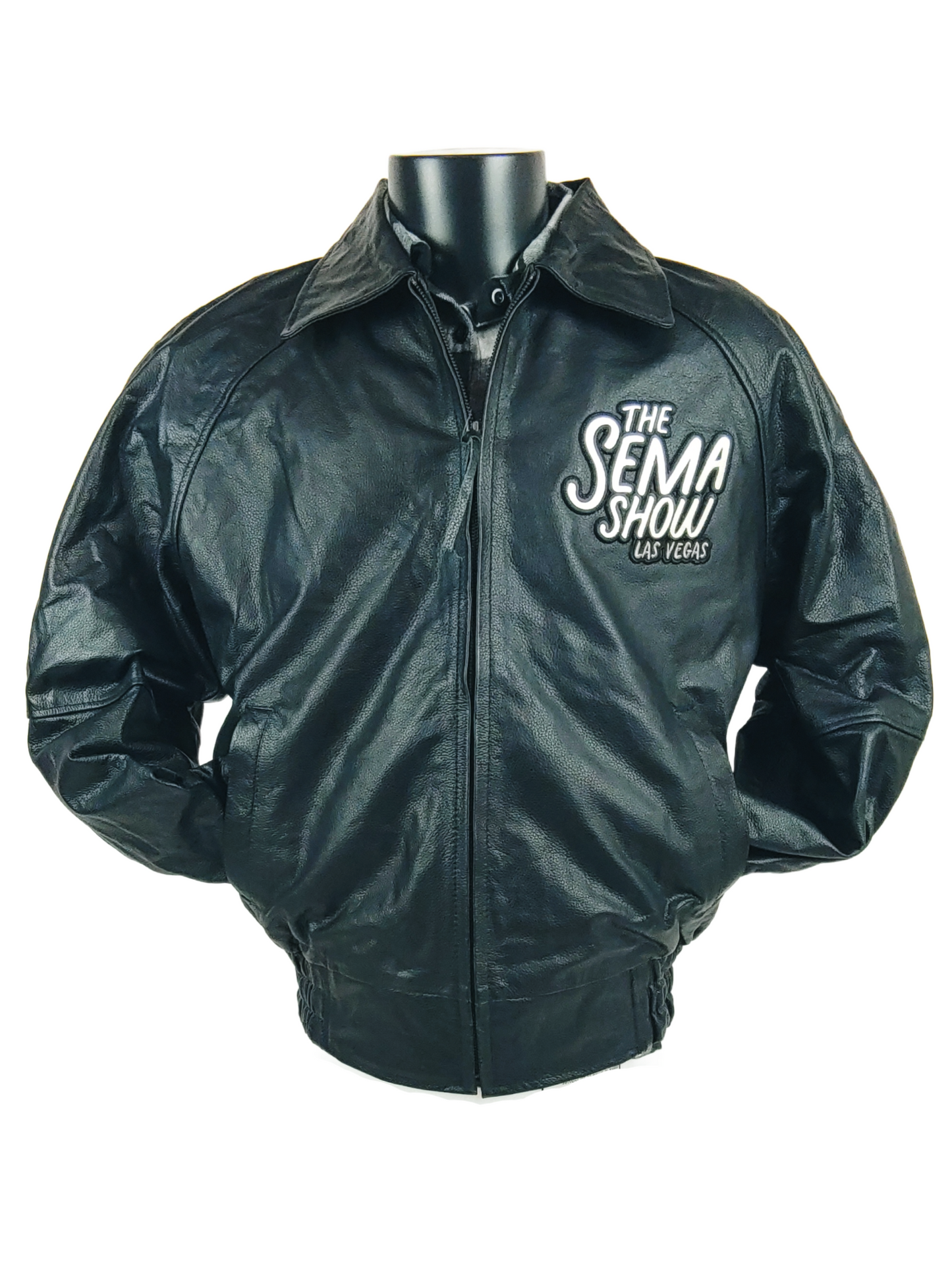 SEMA Show - Black - Burksbay Genuine Leather Jacket