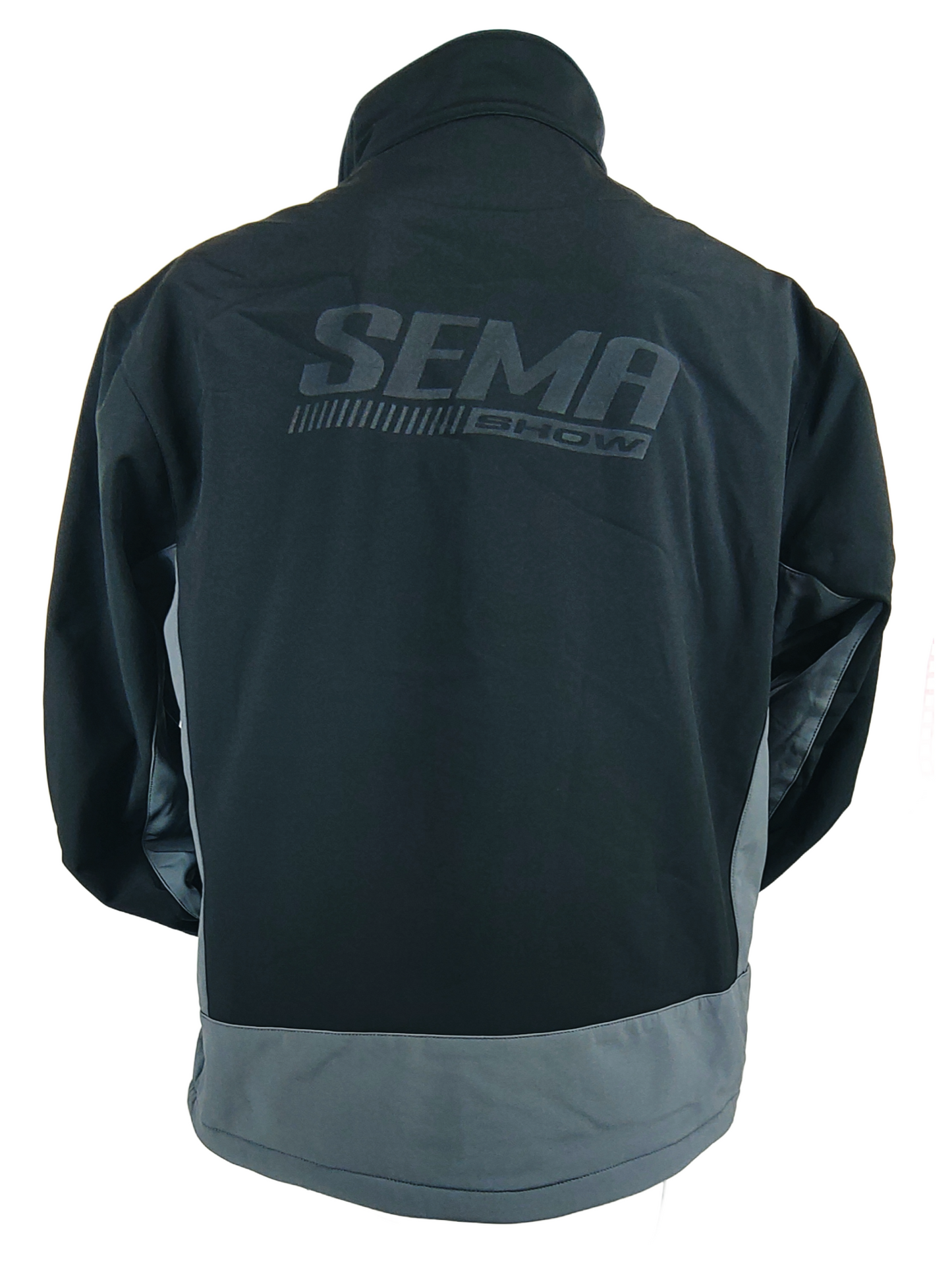 SEMA Show - 3 Layer Softshell Jacket with Bonded Fleece Lining - Black/Grey