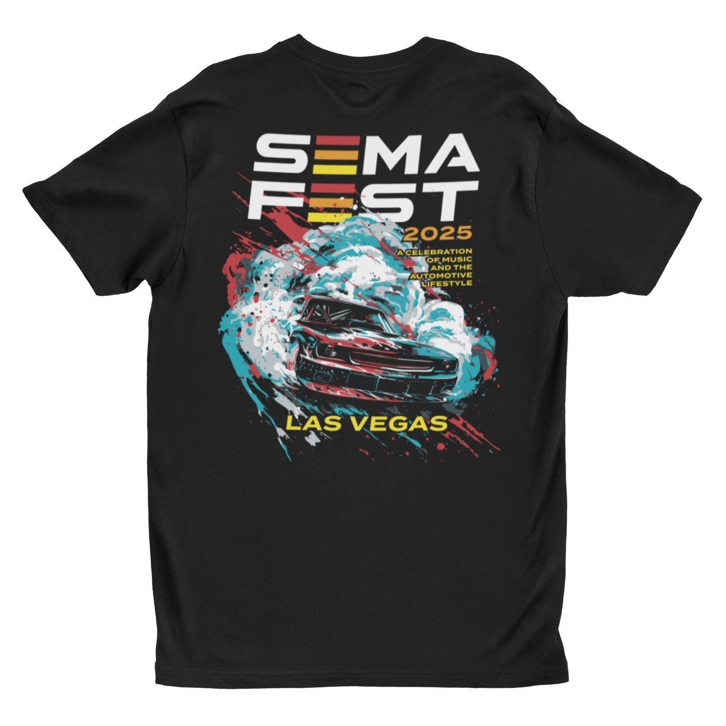 SEMA FEST 2025 Smoker Tee - Black Heather