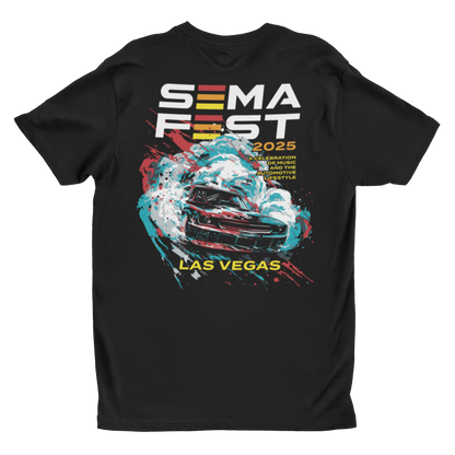 SEMA FEST 2025 Smoker Tee - Black Heather