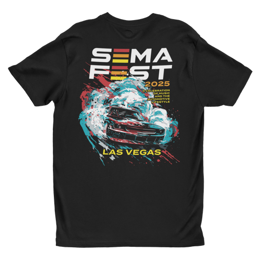 SEMA FEST 2025 Smoker Tee - Black Heather