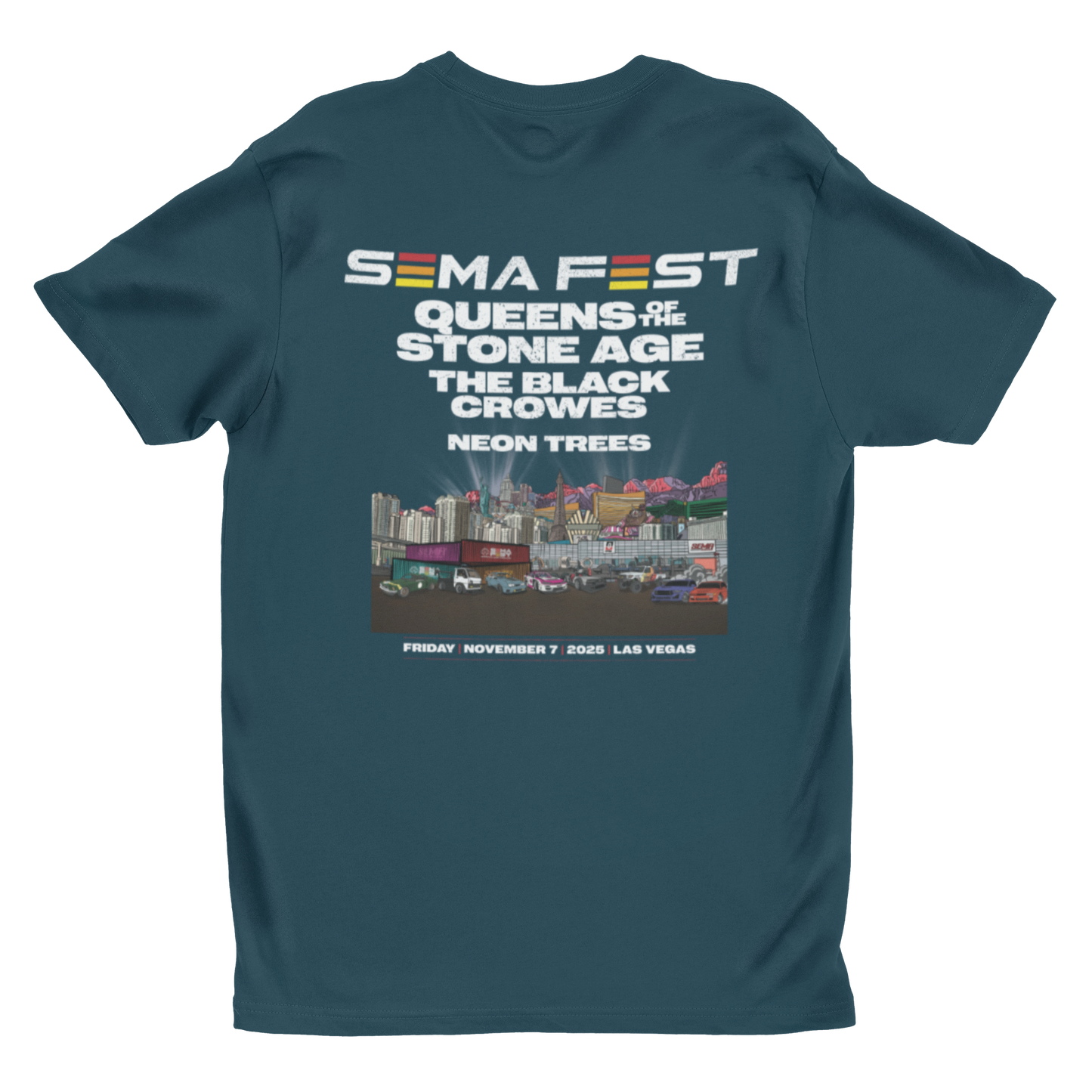 SEMA FEST 2025 Poster Tee- Harbor Blue