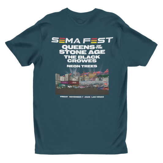 SEMA FEST 2025 Poster Tee- Harbor Blue