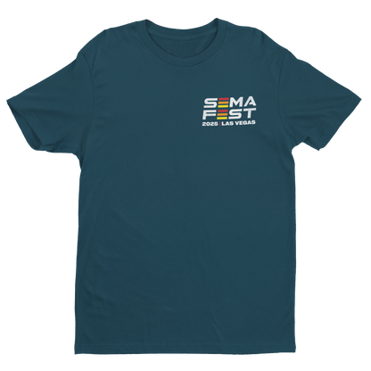 SEMA FEST 2025 Poster Tee- Harbor Blue