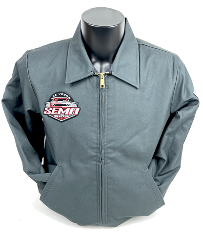 2023 SEMA Show Hellcat - Charcoal - Dickies Zip Up Jacket - Pointed Collar