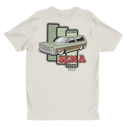 2023 Retro Woody - Cream - Short Sleeve T-shirt